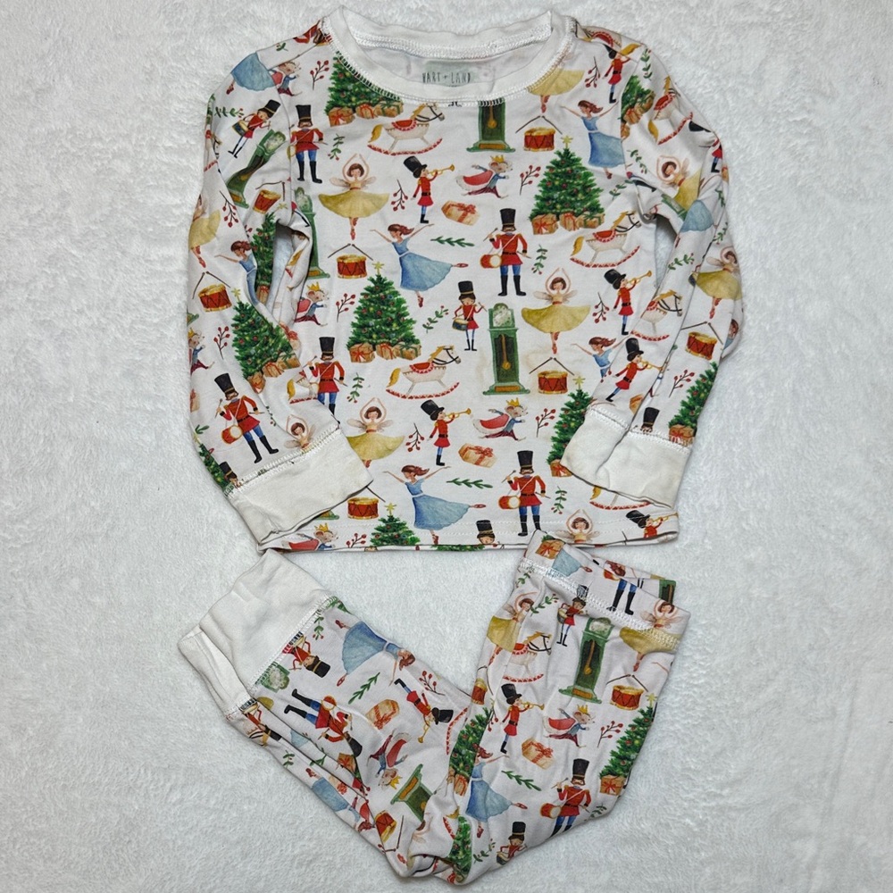 Hart + Land Nutcracker print Kids Pajama Set 18/24mo
